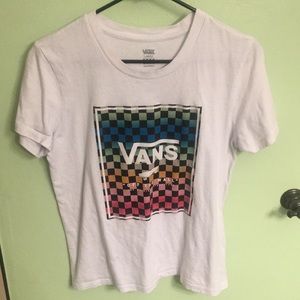 Vans Rainbow Checker Short Sleeve Tee